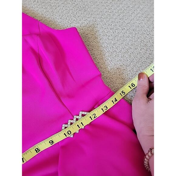 Eliza J Pink Long Formal Women's Gown Size 8 - Picture 11 of 14